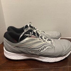 Saucony Cohesion 13 Men’s Gray Mesh Versafoam Running Sneakers 15